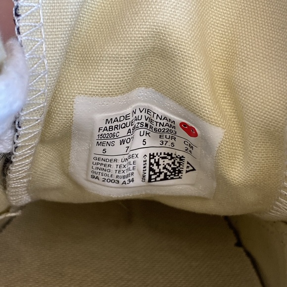 Comme des Garçons CdG PLAY Converse Chuck Taylor All Star Low-Top Sneakers Black - Picture 8 of 8